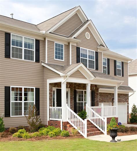 tan exterior house color combinations.